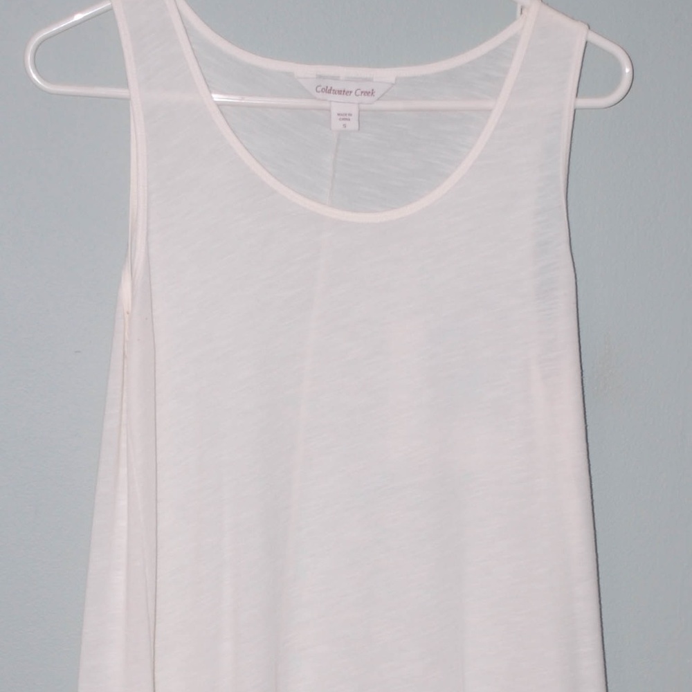 Coldwater Creek Tank Tunic, Lace,  NWOT, Sz S